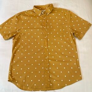 Old Navy | Men’s | Polka Dot | Short-sleeve | Button Down Shirt | Medium